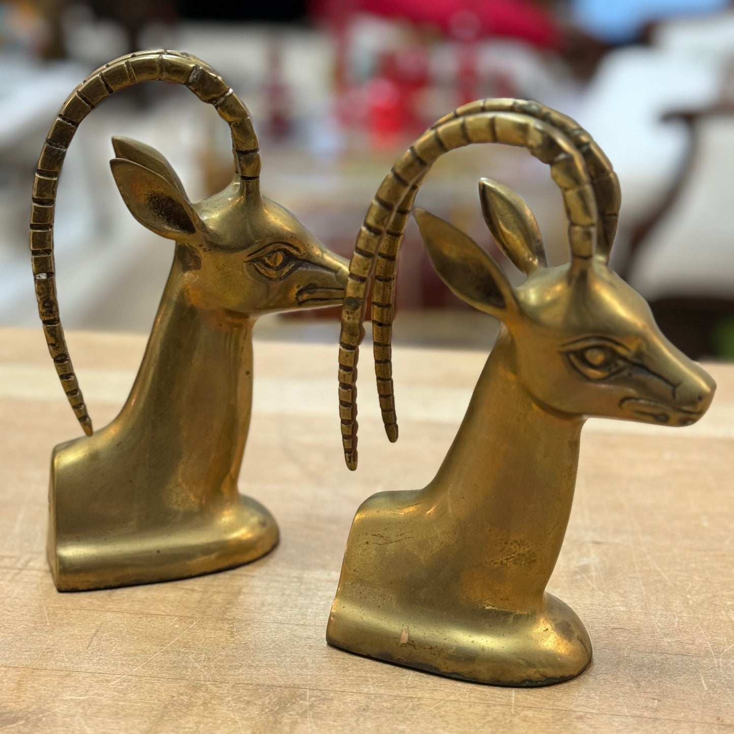 Vintage Ibex Bookends