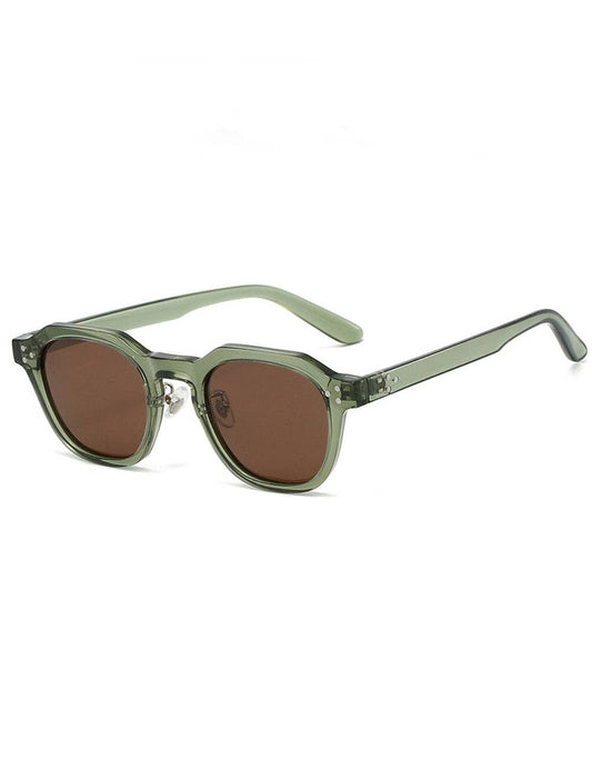 Retro Polarized UV Protection Round Sunglasses DP25D958: C1