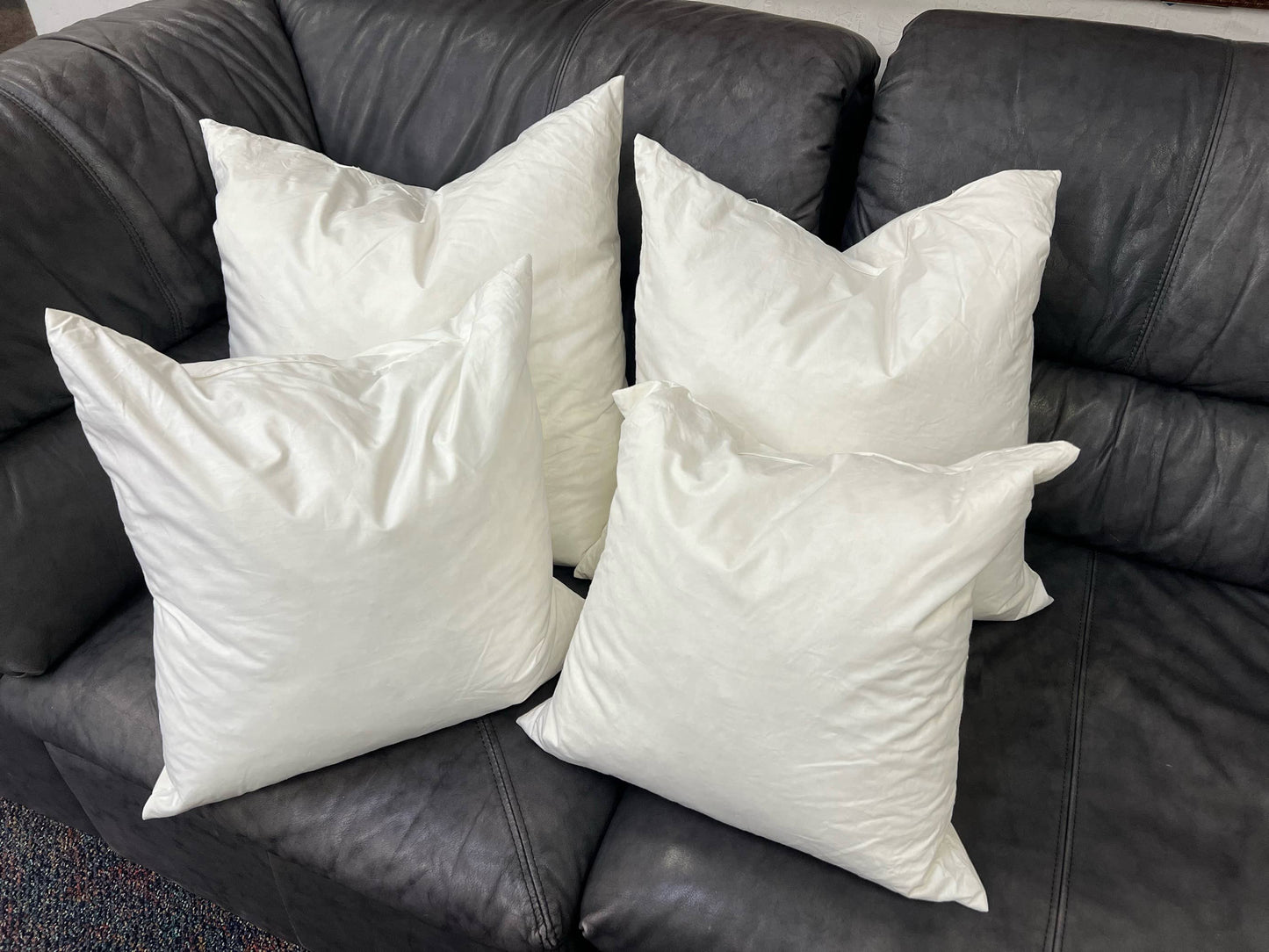 Down Feather Decorative Pillow Inserts - Square: 18X18"