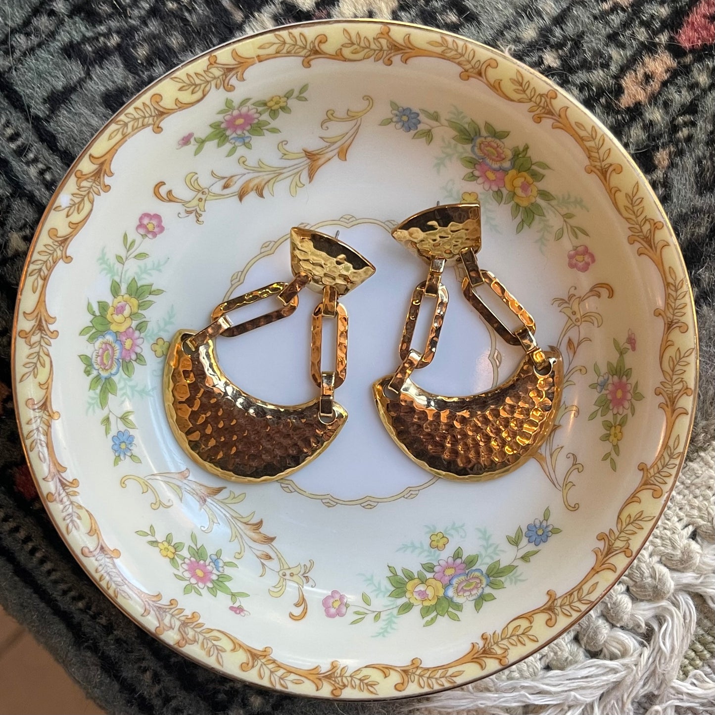 Avon Door Knocker Earrings