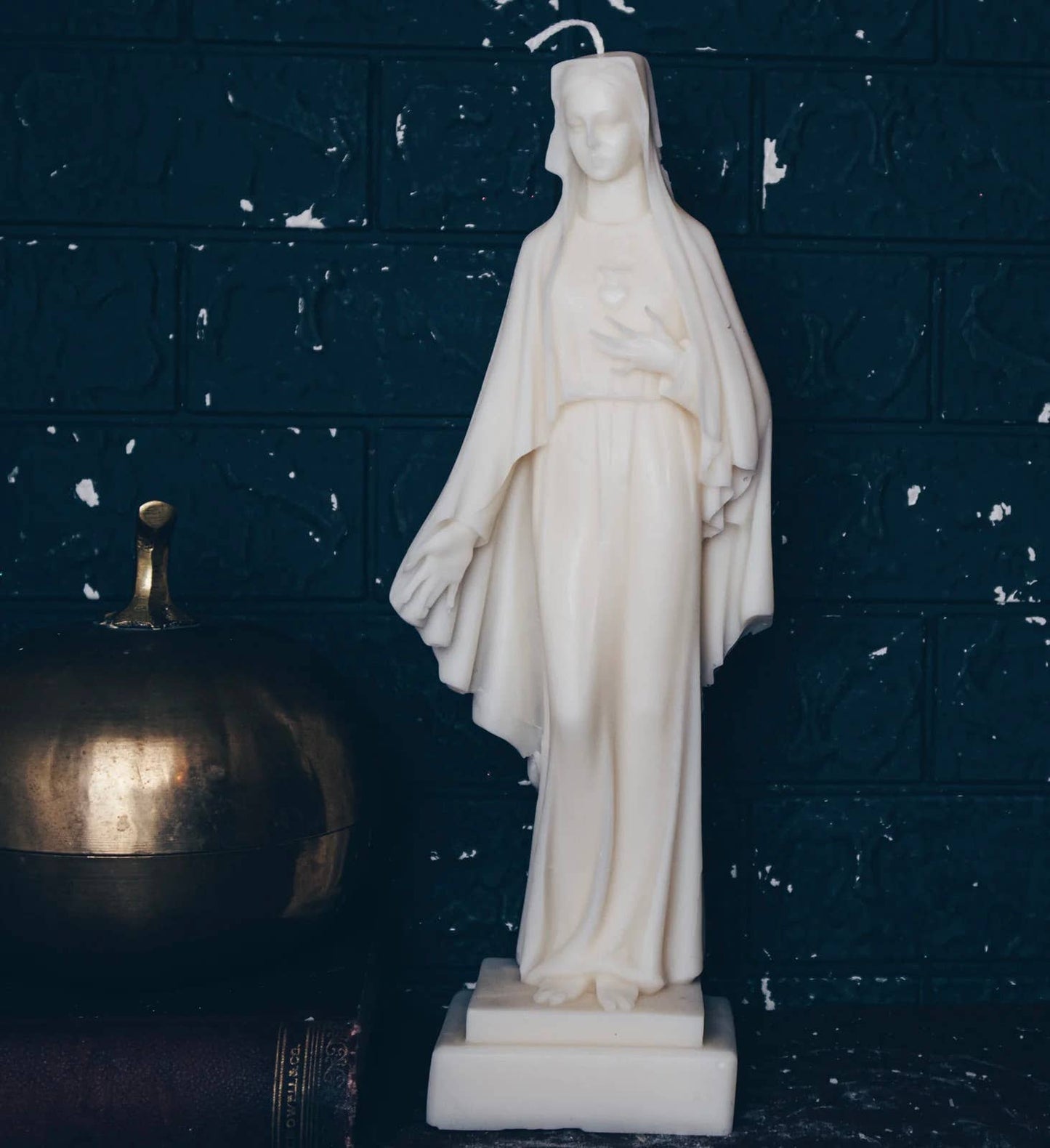 VIRGIN MARY CANDLE | PILLAR