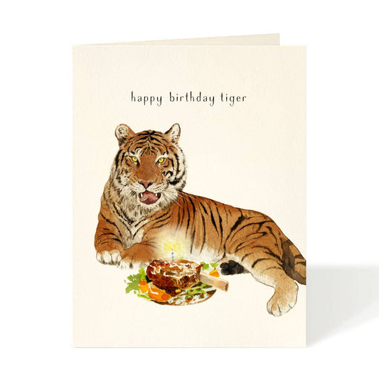 Birthday Tiger - Birthday Greeting Cards