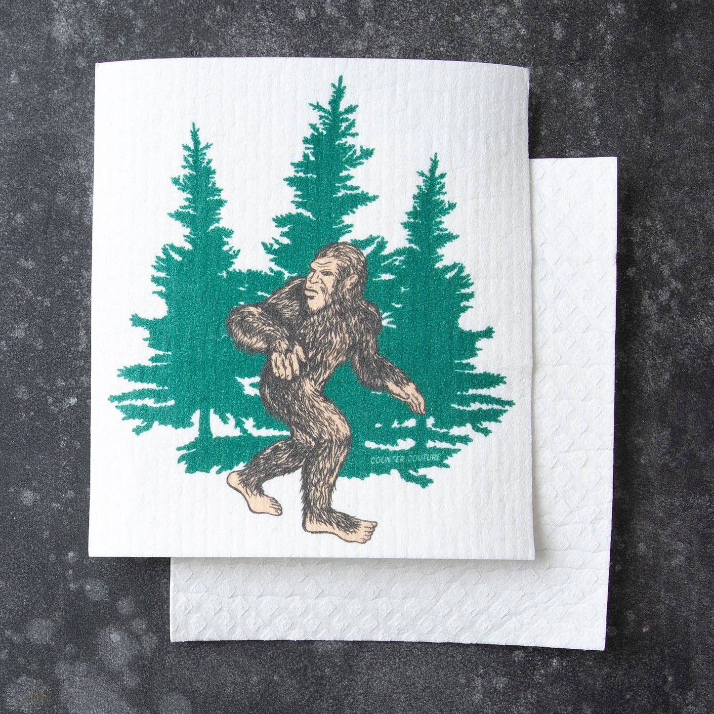 Swedish Dishcloth, Sasquatch — Bigfoot Eco Kitchen Towel