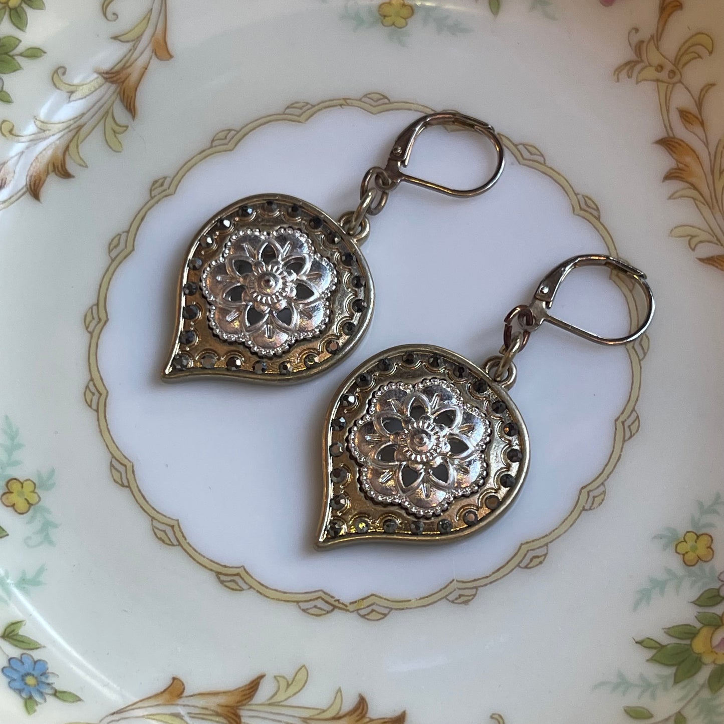 Ornate Teardrop Earrings