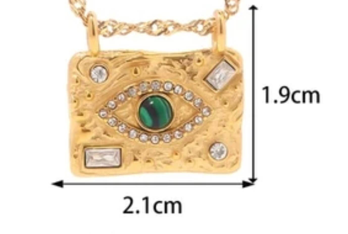 Evil Eye Protection Medallion Necklace