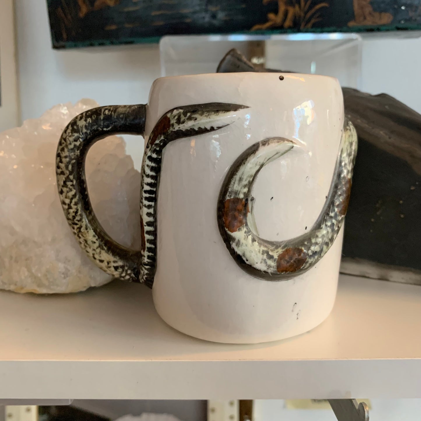 Vintage Pit to Hiss In Snake Mug