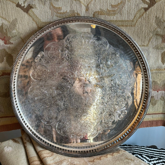 Clark Silver Plated Tray