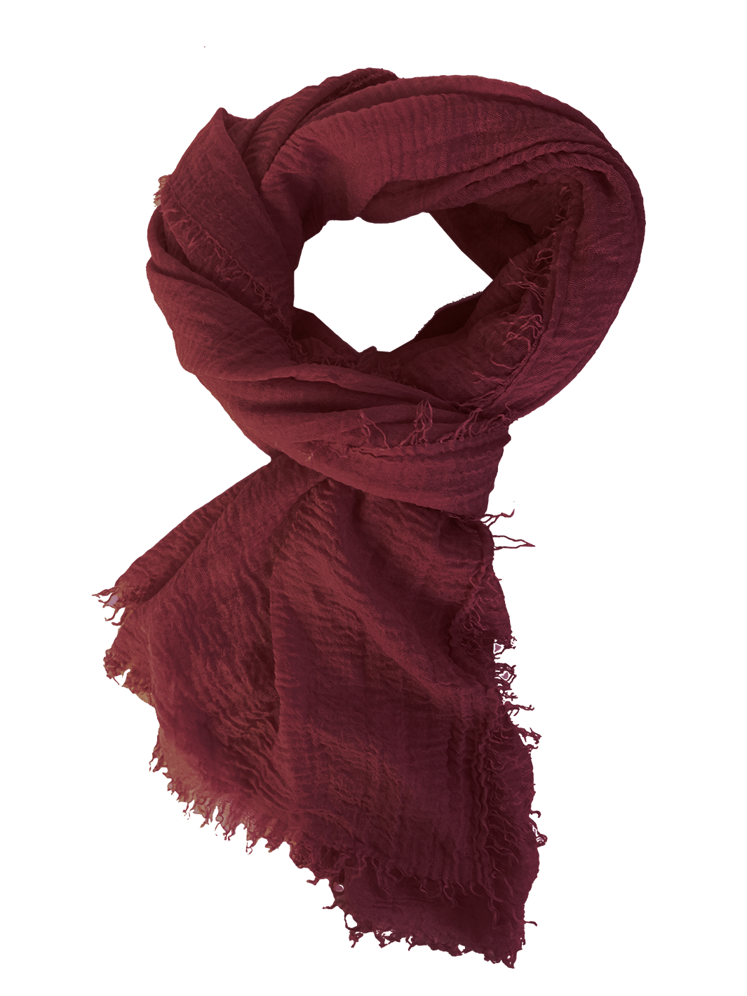 Oxblood Boho Scarf