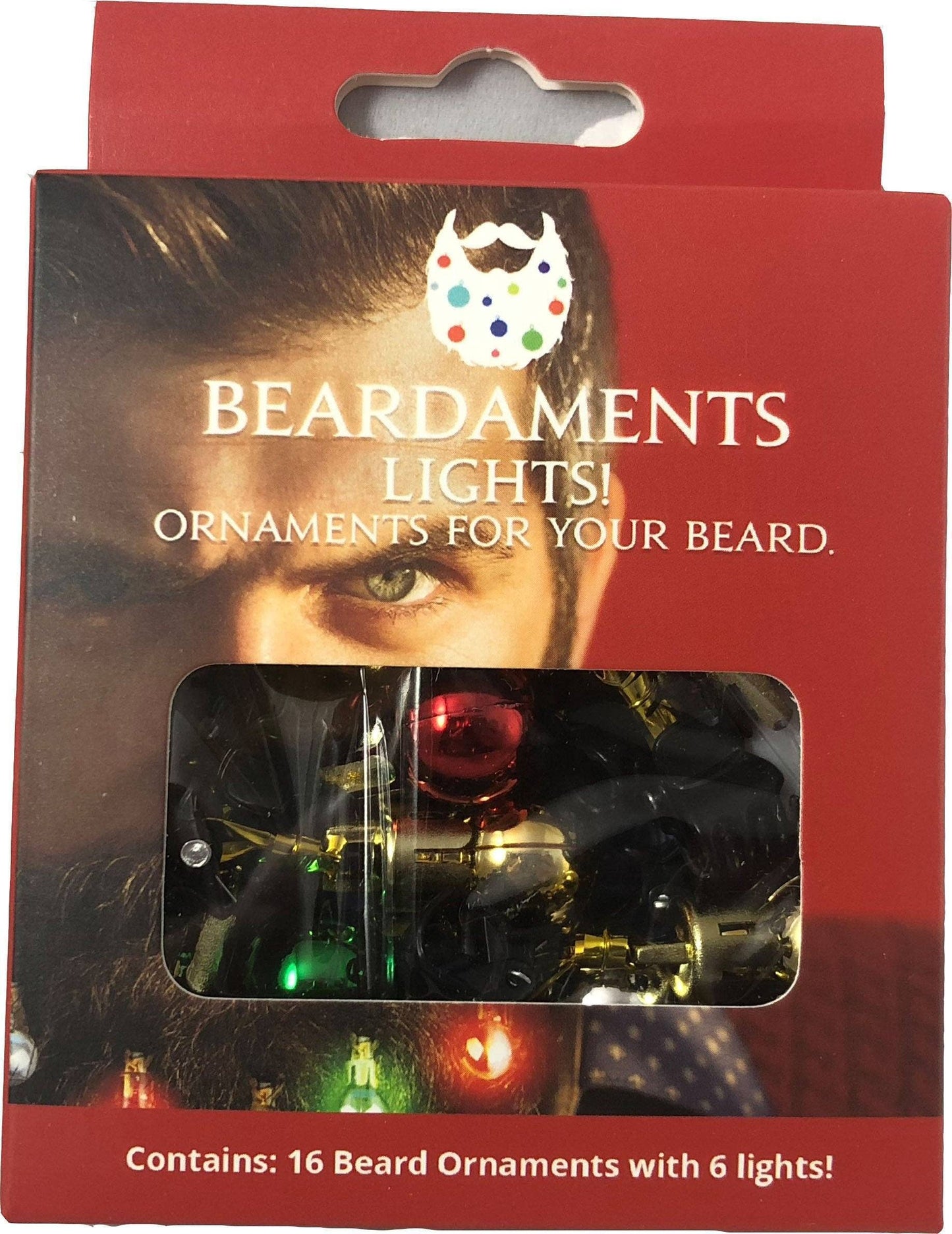 Beardaments Lights- Light Up Beard Ornaments