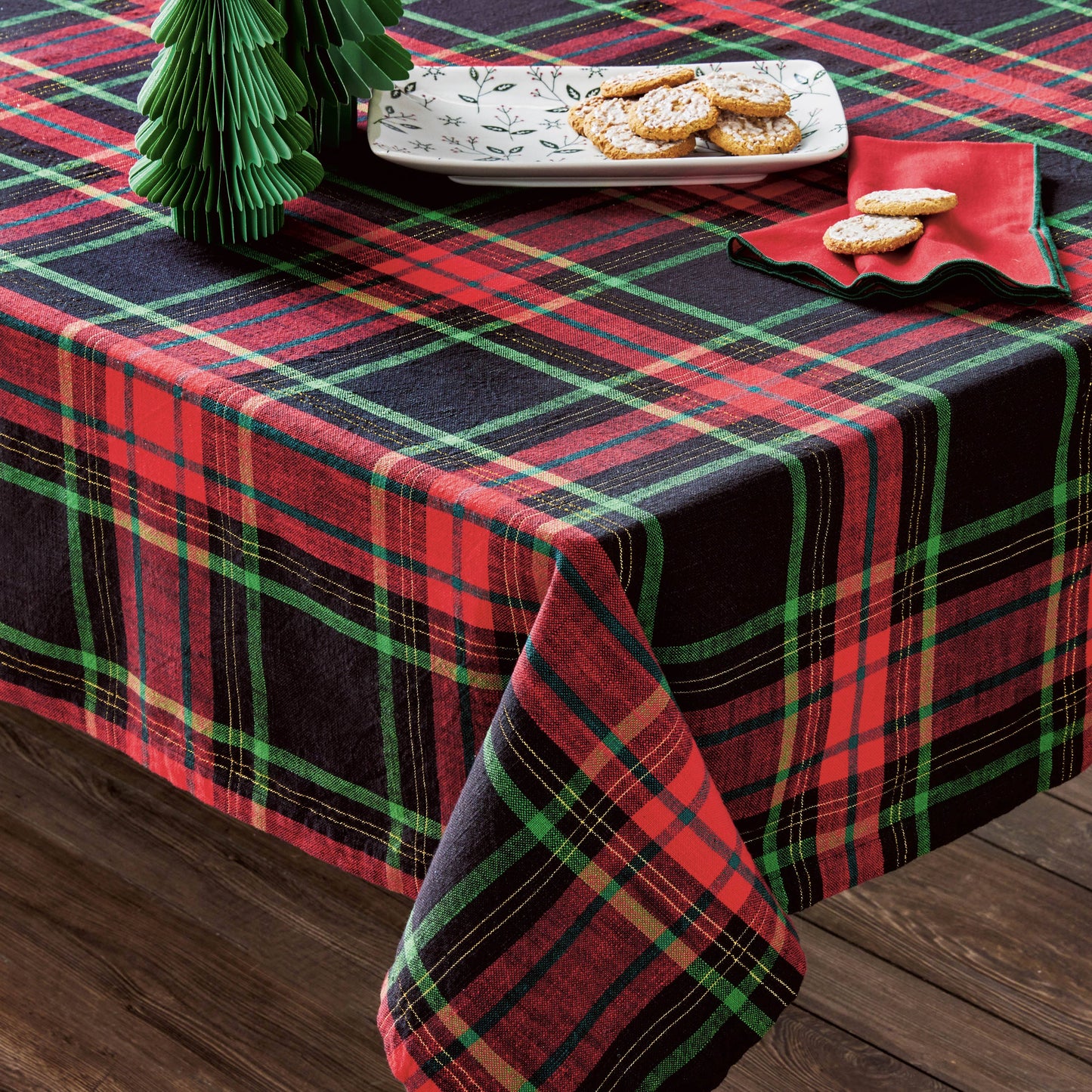 Christmas Christmas Plaid Napkin Set Of 4