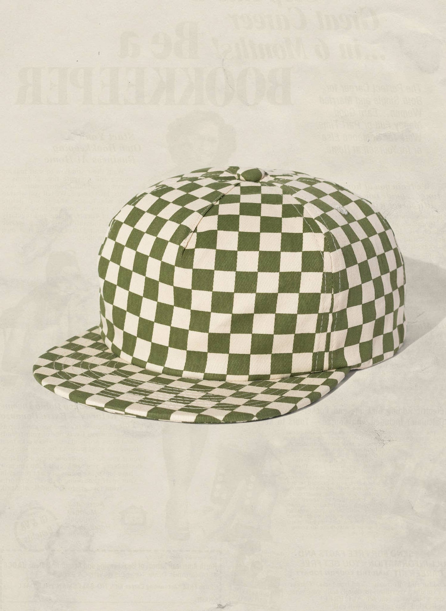 Kids Checkerboard Field Trip Hat (+5 colors): Slate
