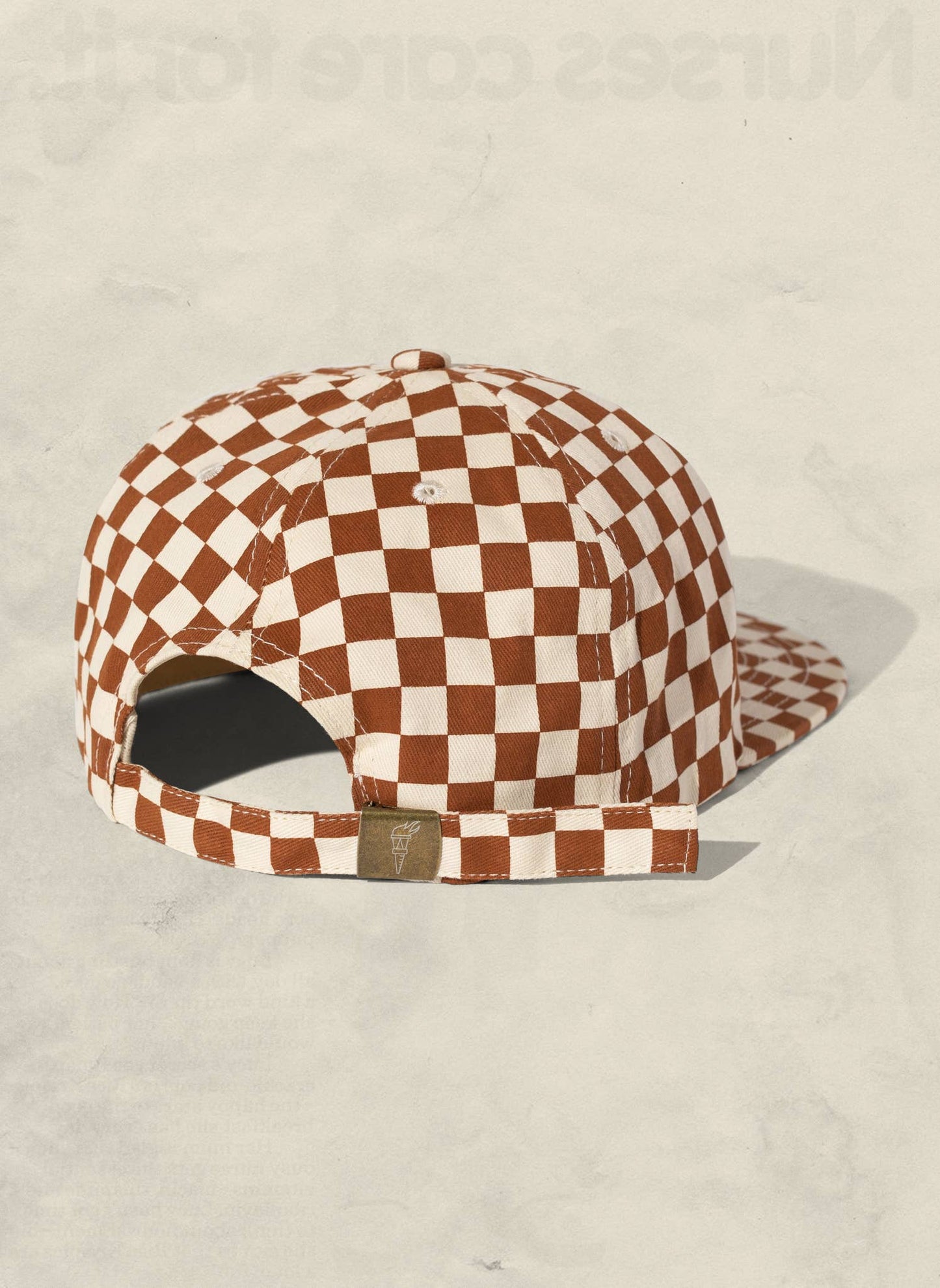 Kids Checkerboard Field Trip Hat (+5 colors): Rust