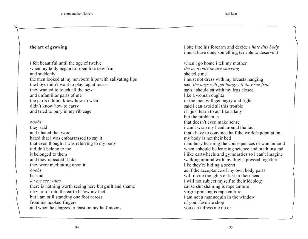 Sun and Her Flowers by Rupi  Kaur: Paperback
