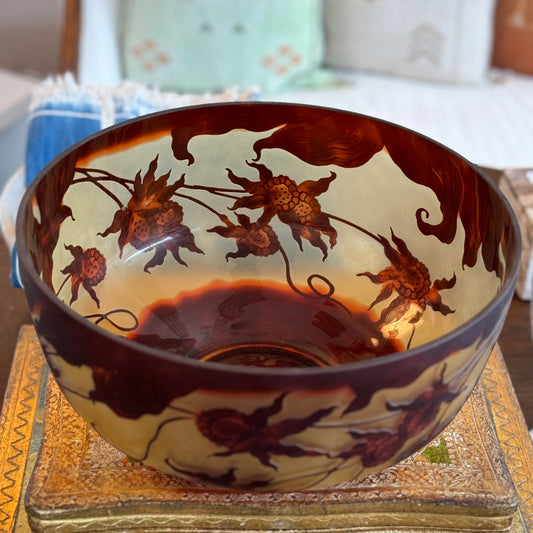 Cameo Bowl Art Nouveau