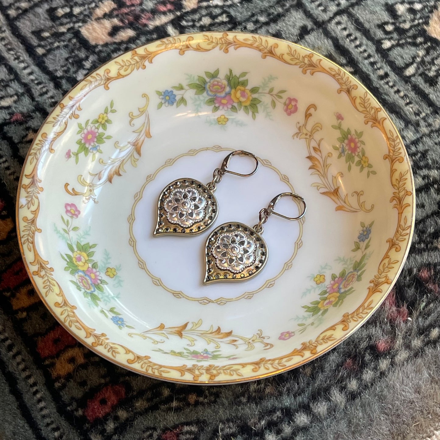 Ornate Teardrop Earrings
