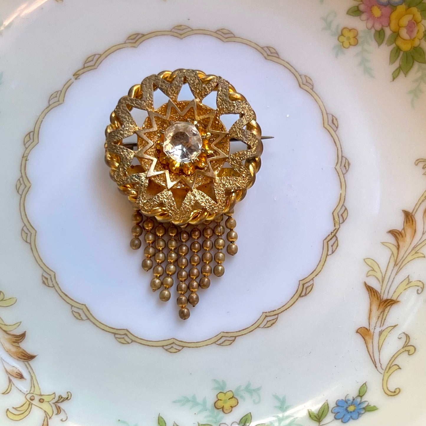 Rhinestone Brooch
