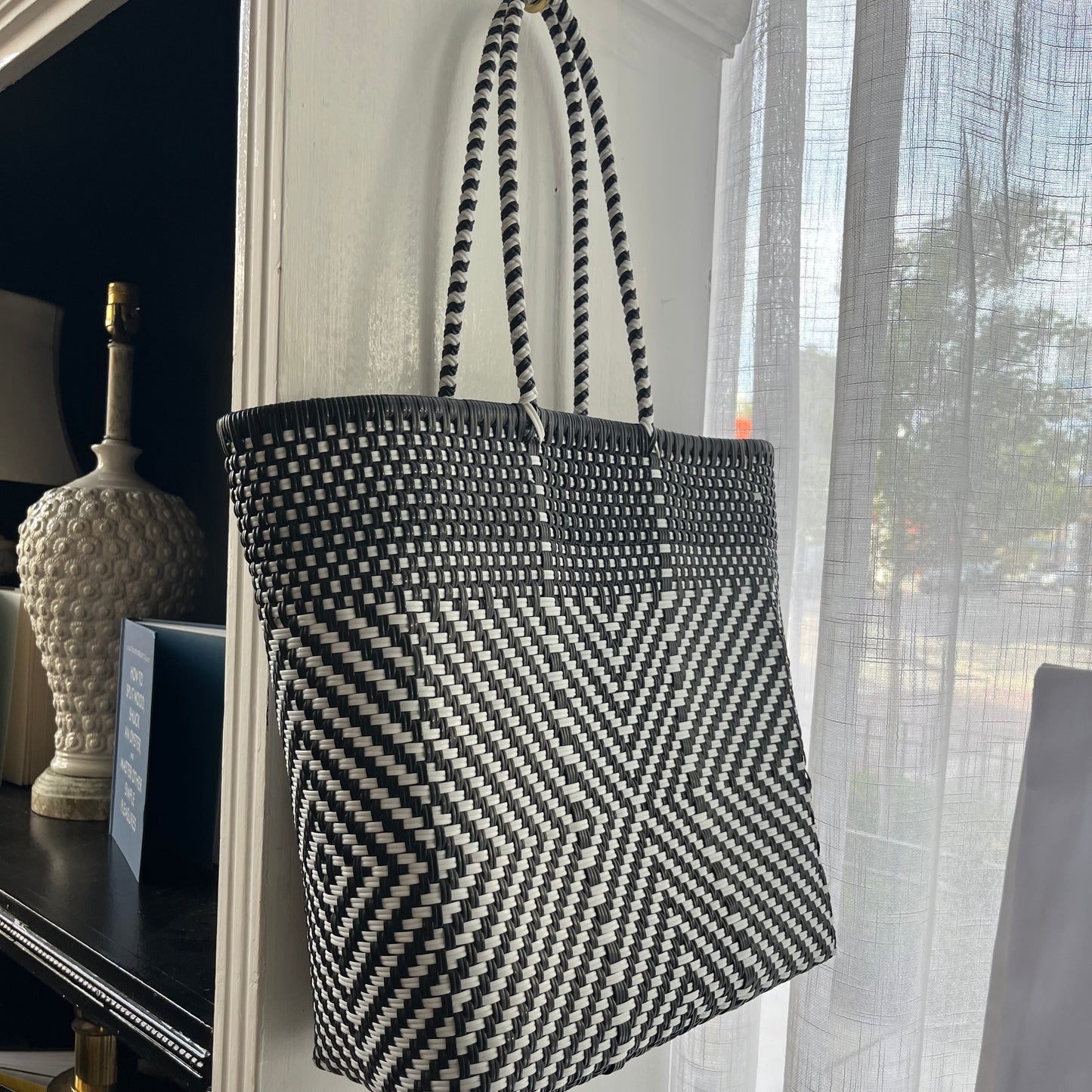 Recycled Plastic Tote Handcrafted in Mexico