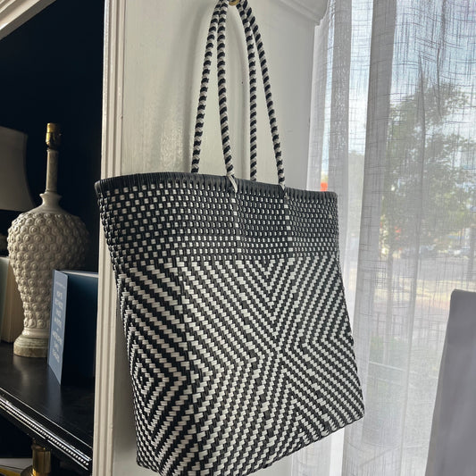 Recycled Plastic Tote Handcrafted in Mexico