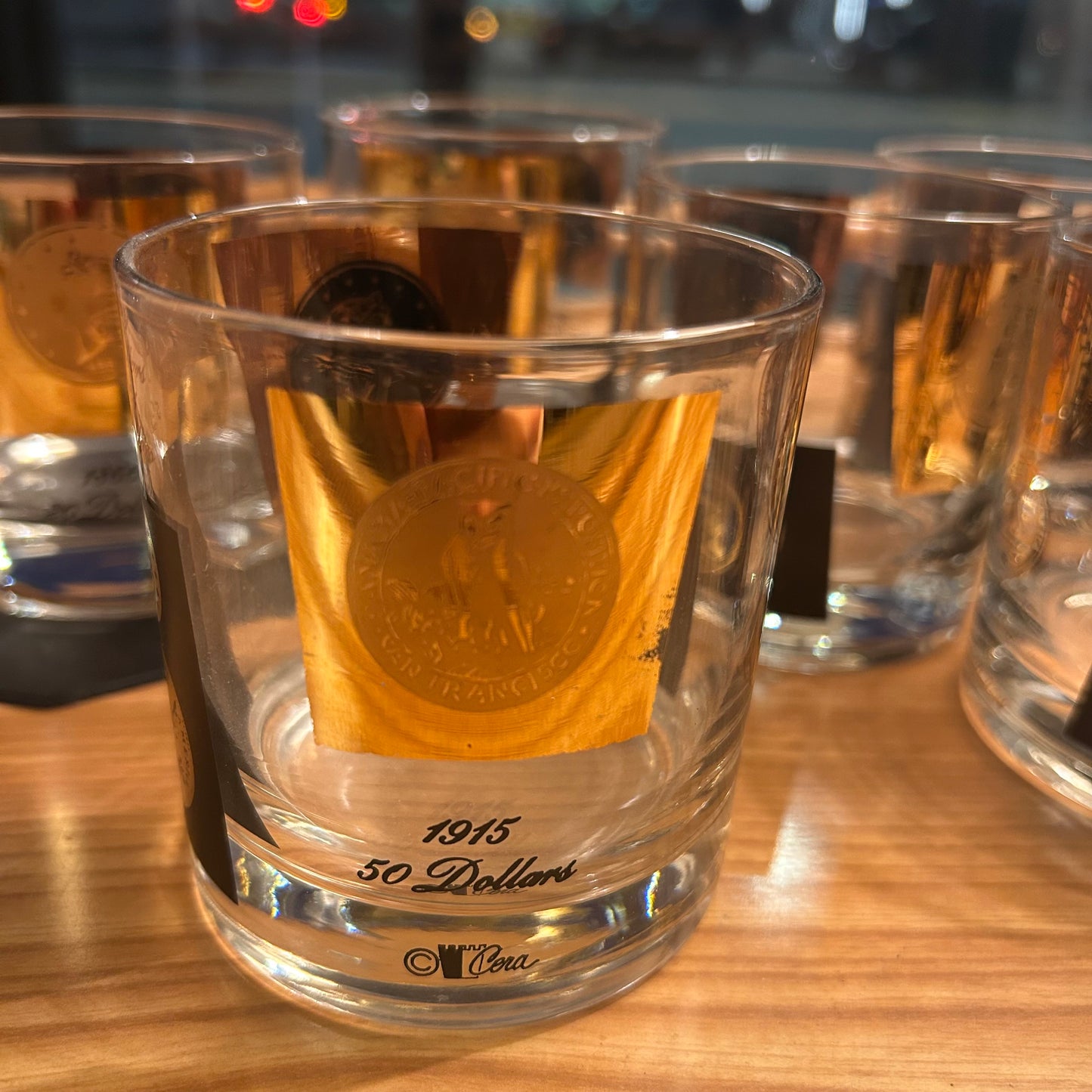 MCM Set of 7 Rocks/Old Fashioned Glasses