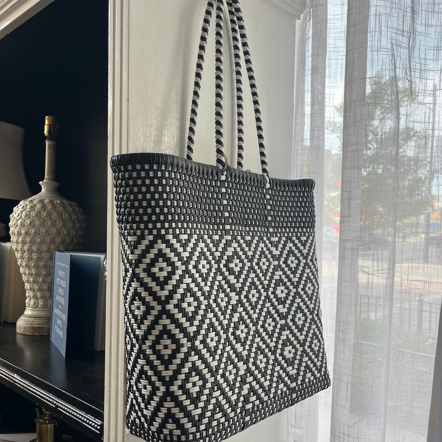 Recycled Plastic Tote Handcrafted in Mexico
