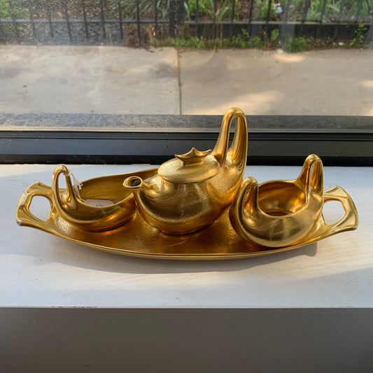 24k Gold-Plated Tea Set