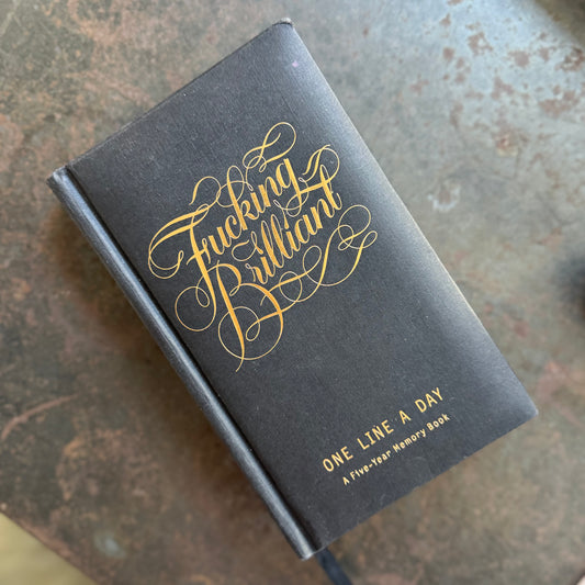 Fucking Brilliant One Line a Day Journal