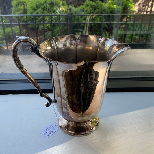 Rosedale Silver-Plated Pitcher