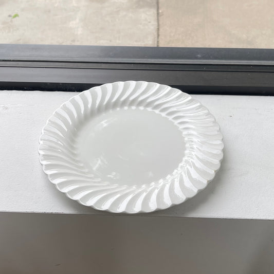 Snow White Regency Iron Stone Dinner Plates
