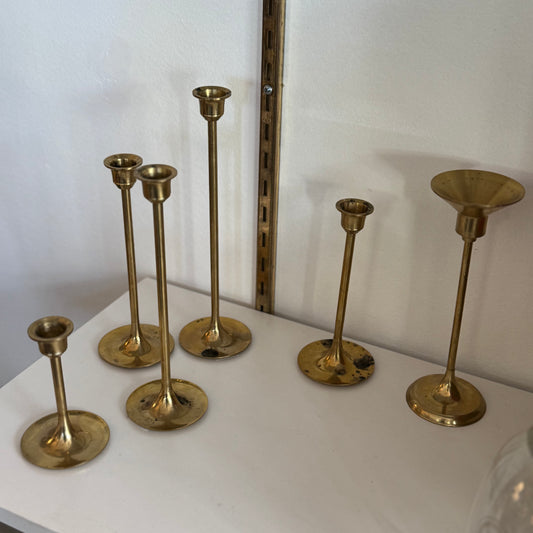 Vintage Brass Candlesticks