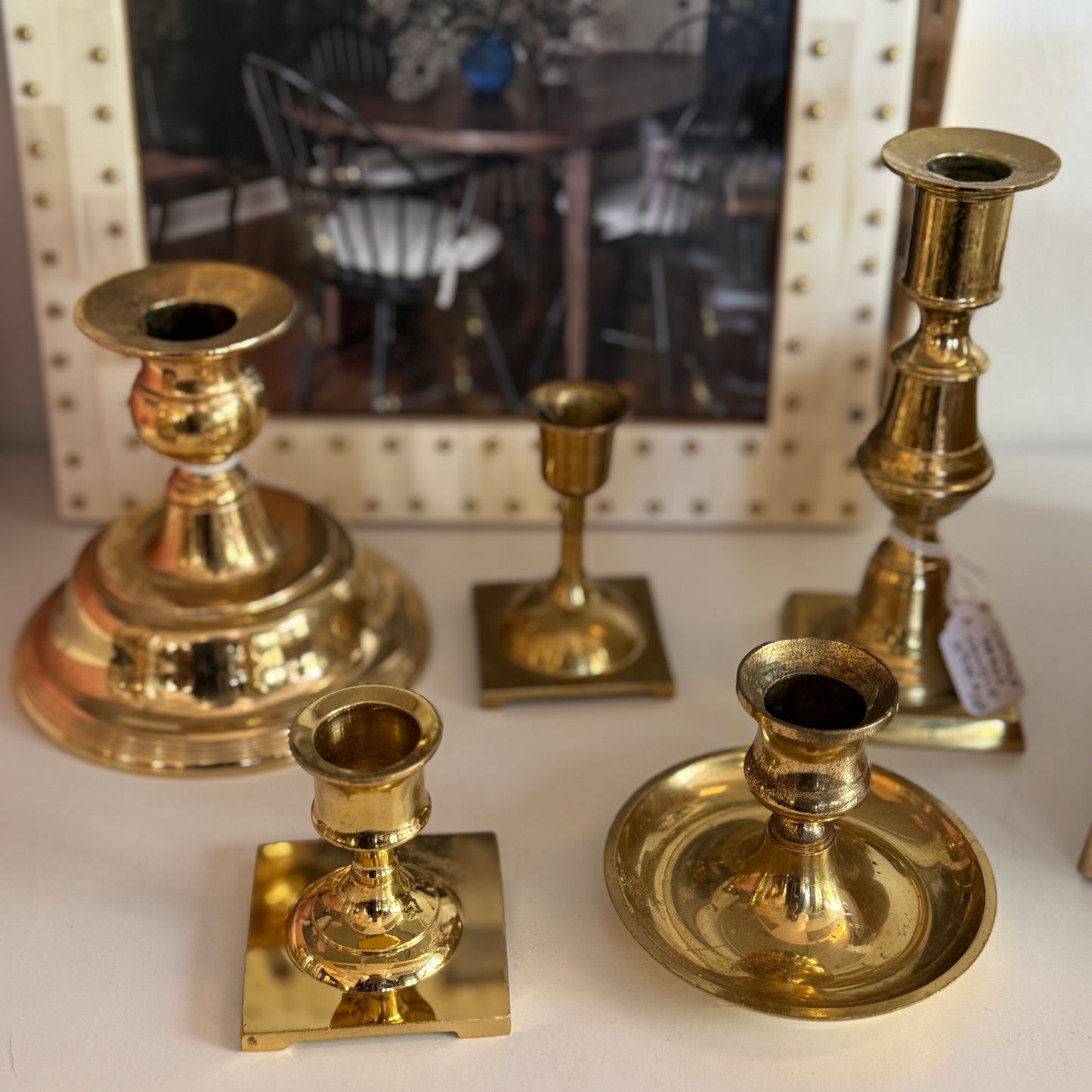 Vintage Brass Candlesticks
