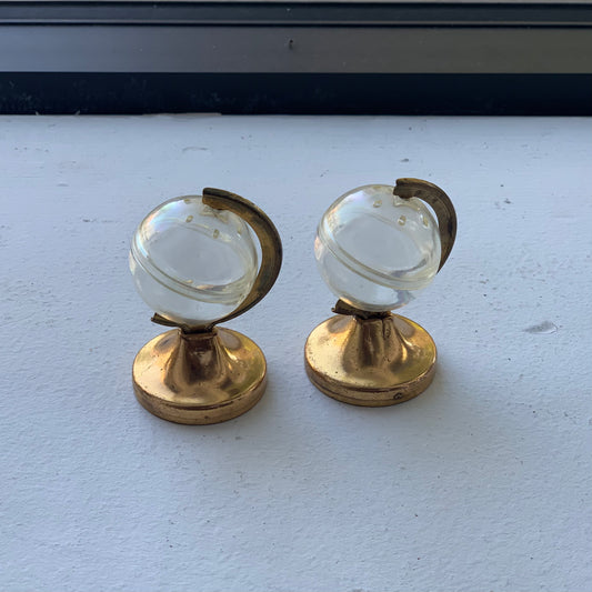 Globe Salt + Pepper Shakers