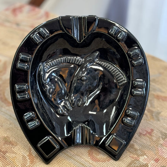 Royal Haeger Equestrian Ashtray