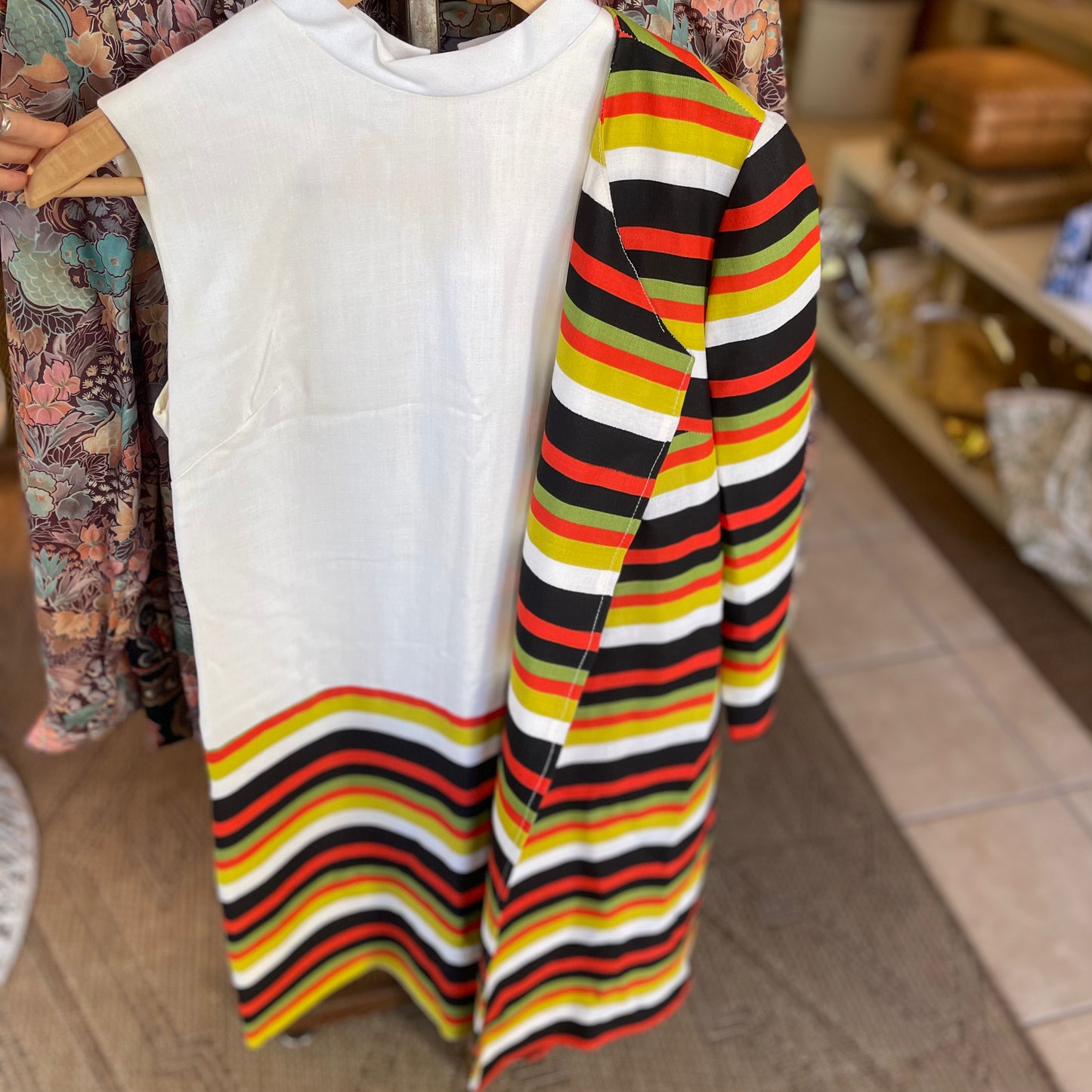 60s Mod Striped Set