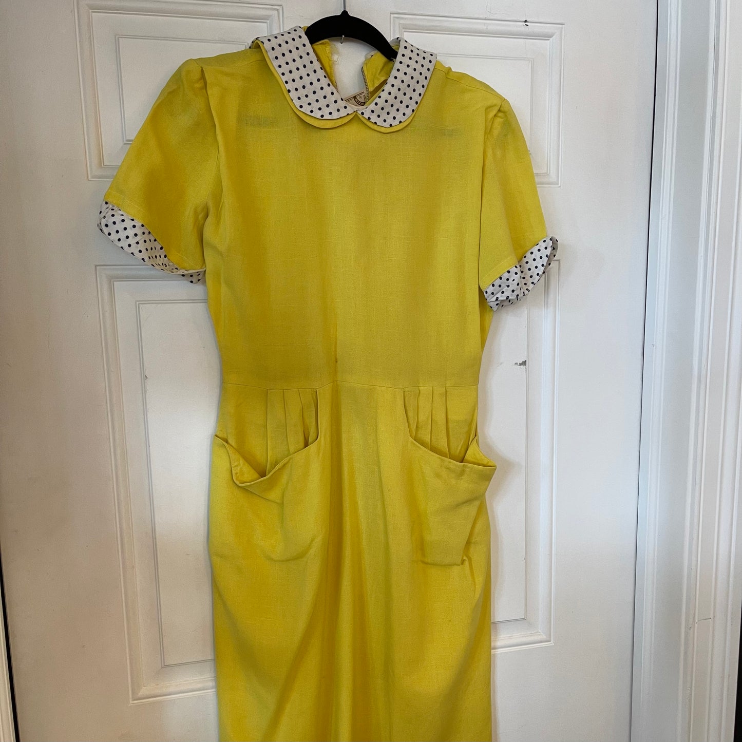 Jess Yellow 50s Dress
