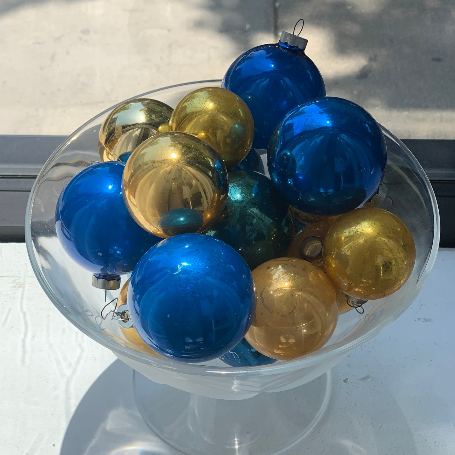 Blue/Gold Ornament