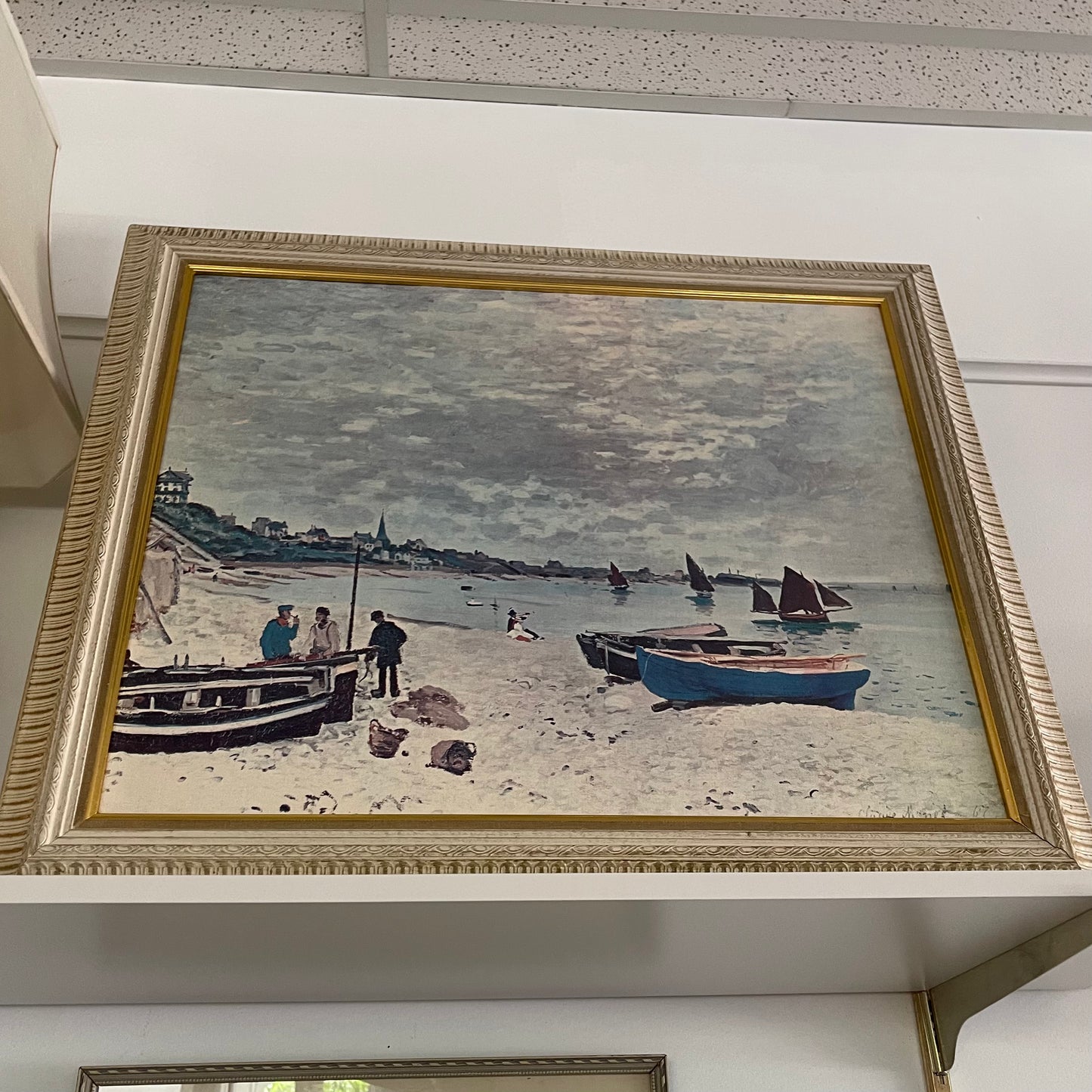 The Beach at Sainte Adresse Monet
