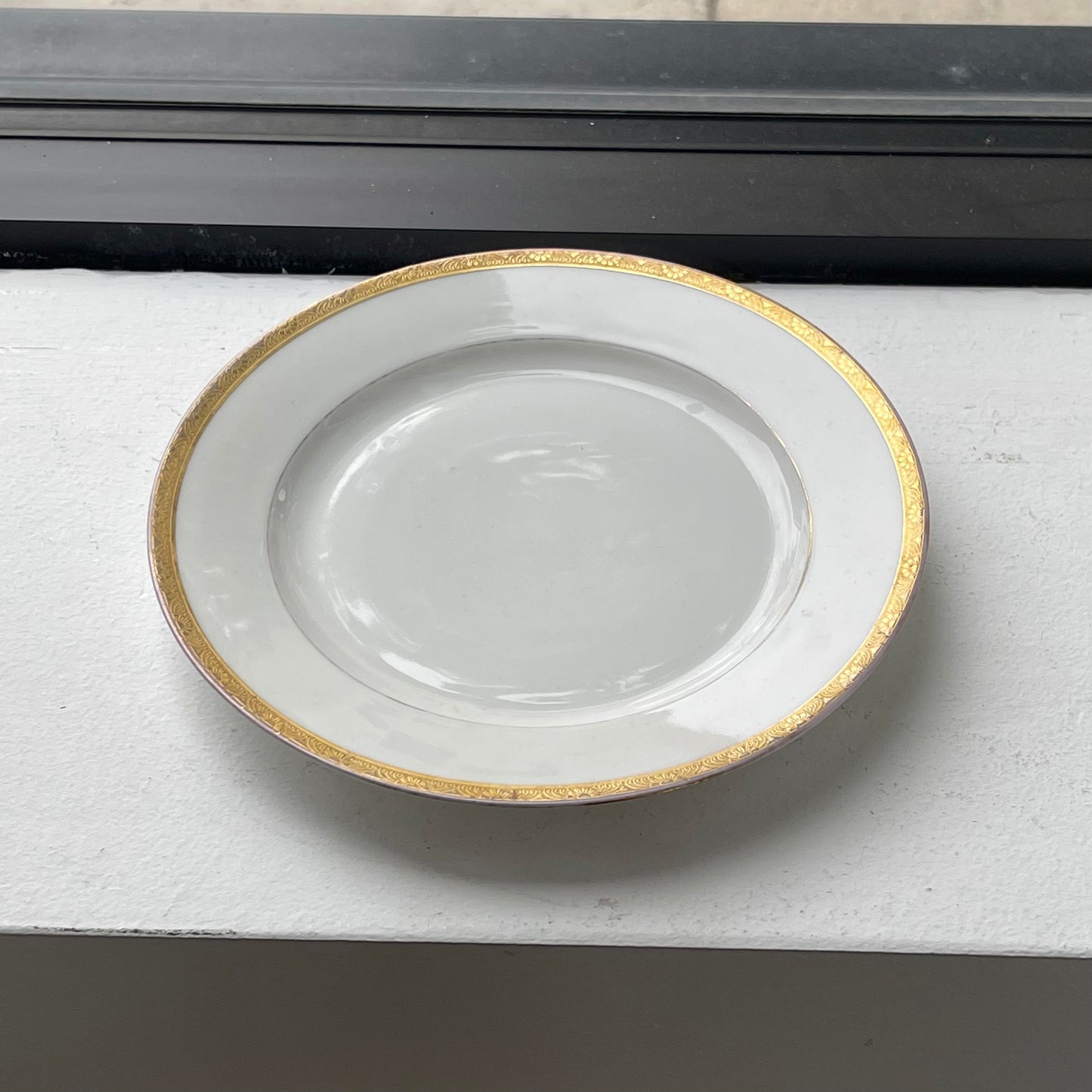 German Gold-Rimmed Plate