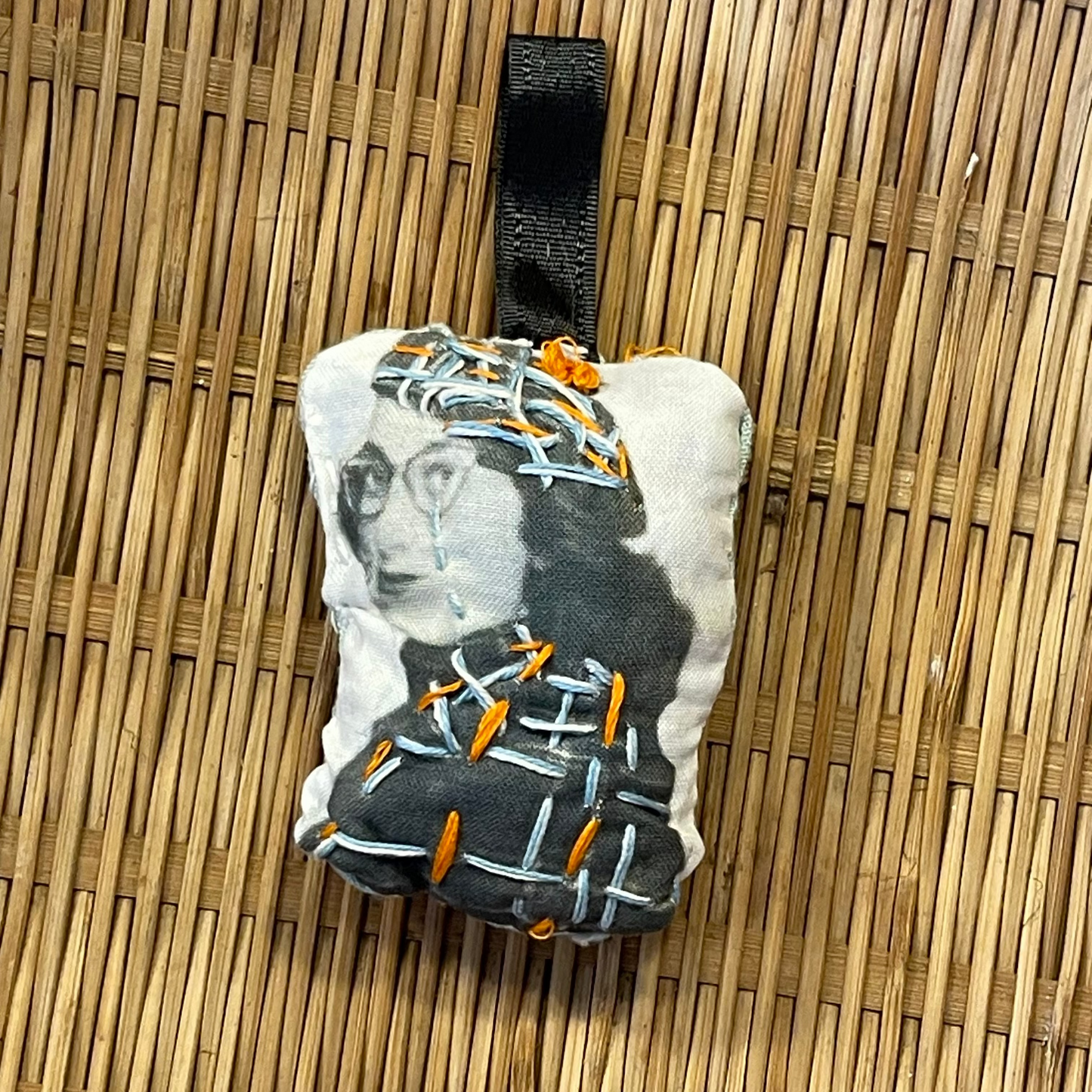 Embroidered Quirky Vintage Picture Ornament