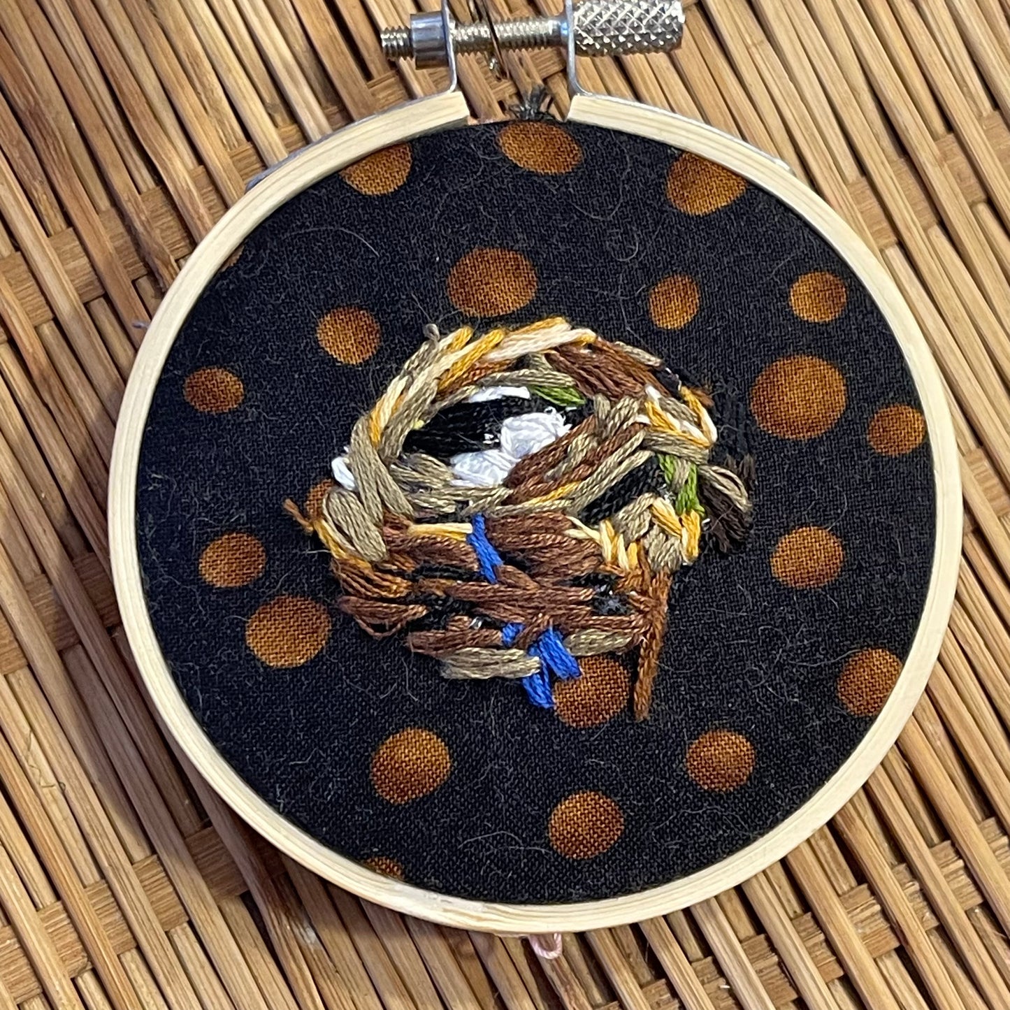 Mini Embroidery Hoops: Nature