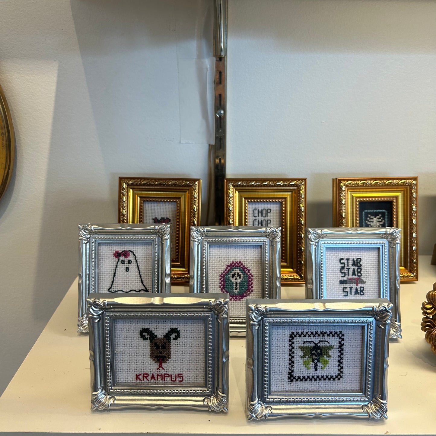 Lara Strang Mini Framed Cross Stitch - Rectangle Frames