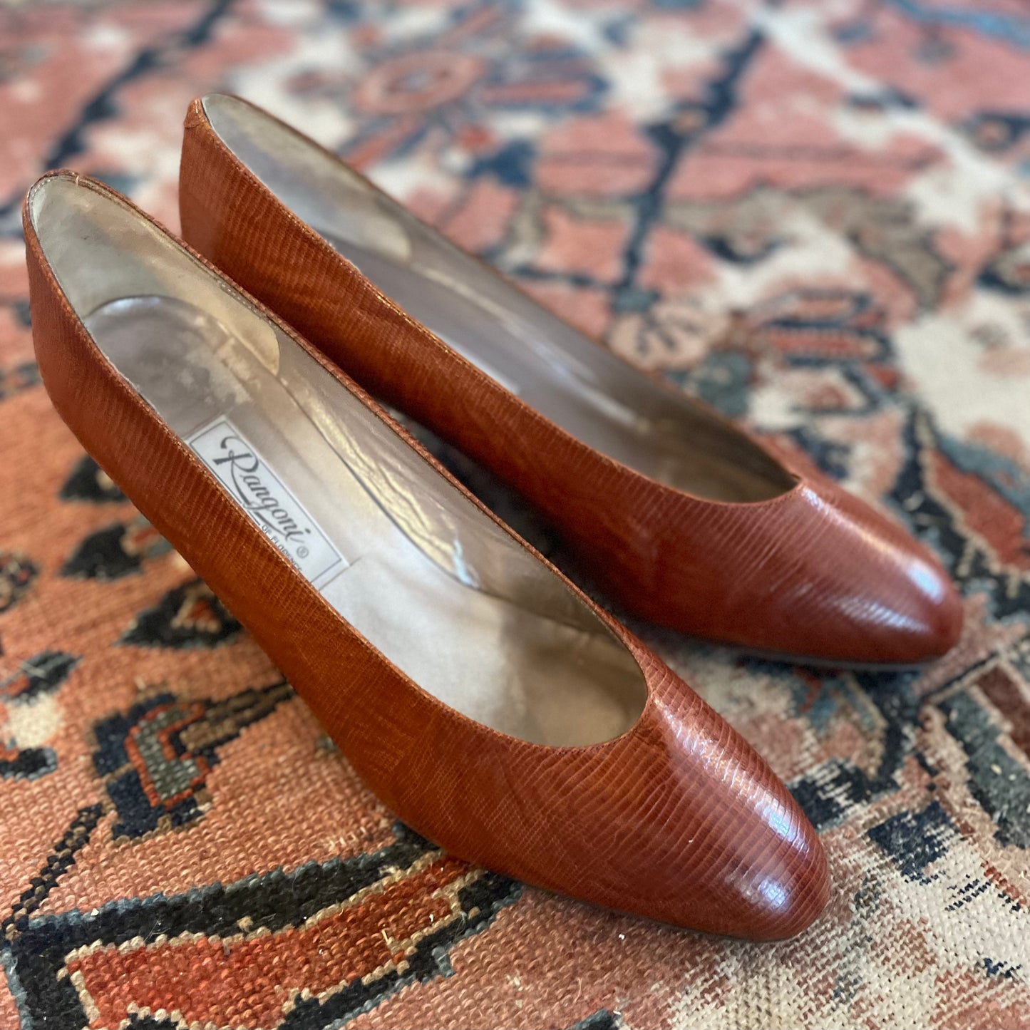 Cognac Ragoni of Florence Pumps