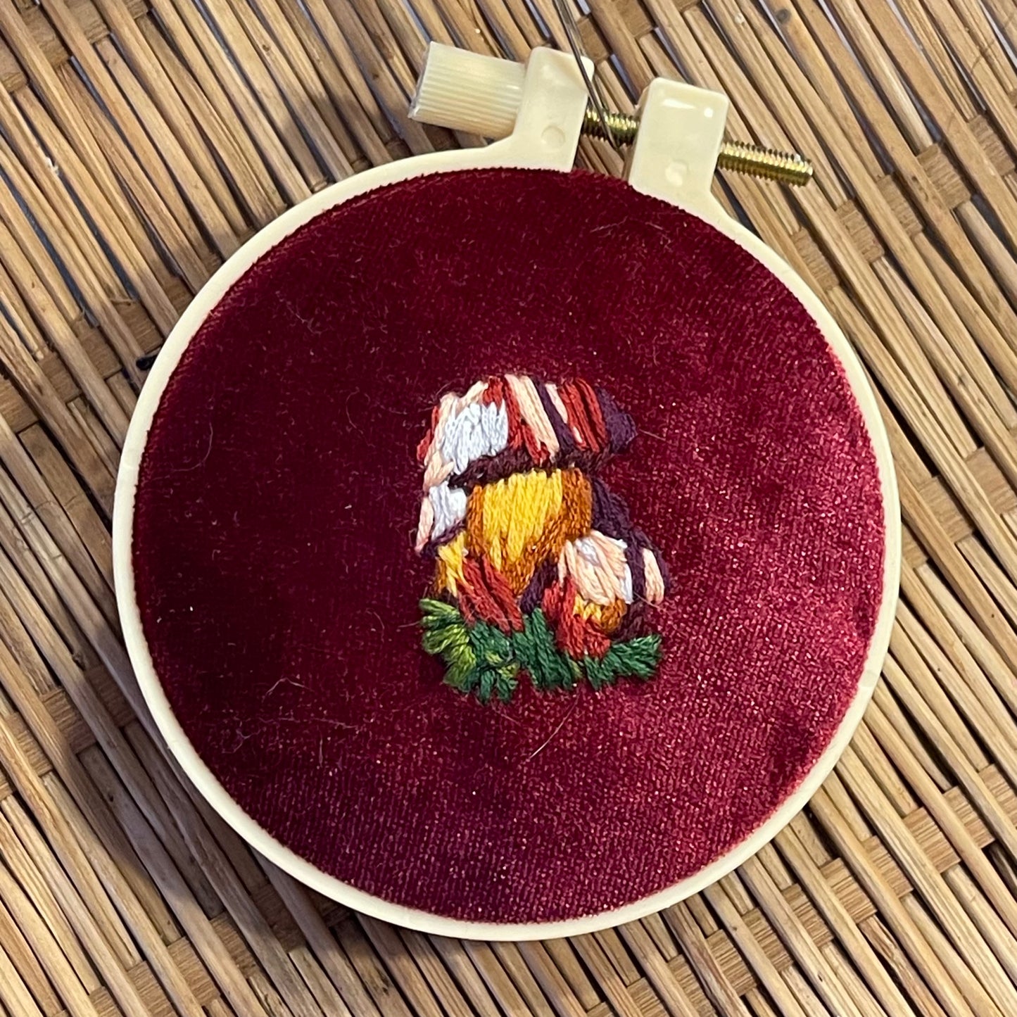 Mini Embroidery Hoops: Nature