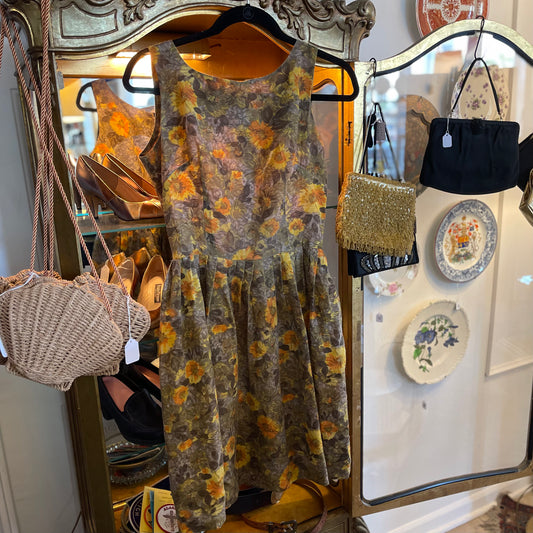 50s Floral Dress