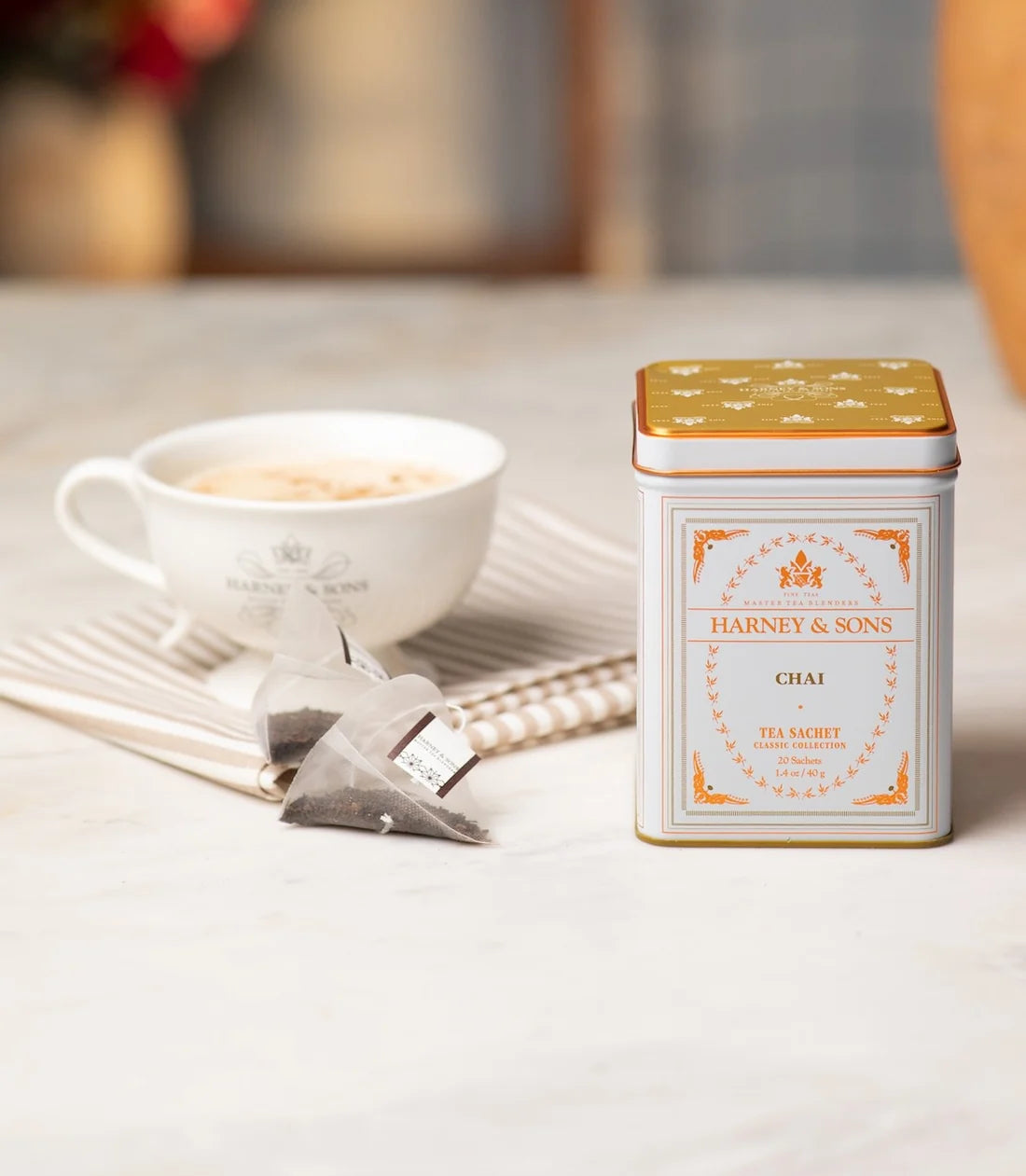 Harney & Sons Chai, Classic Tin of 20 Sachets