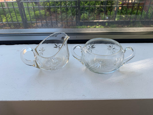 Star Cream + Sugar Set