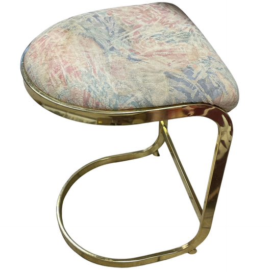 Vintage MB Brass Cantilevered Barstools s/4