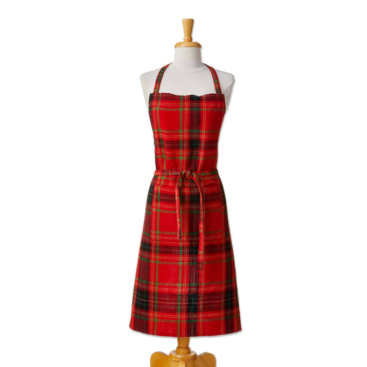 Christmas Holiday Plaid Apron