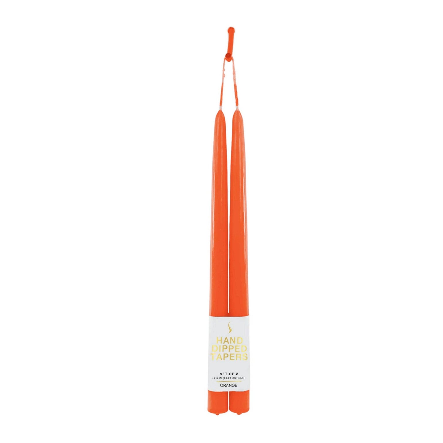 Classic Taper Candles 12" Orange