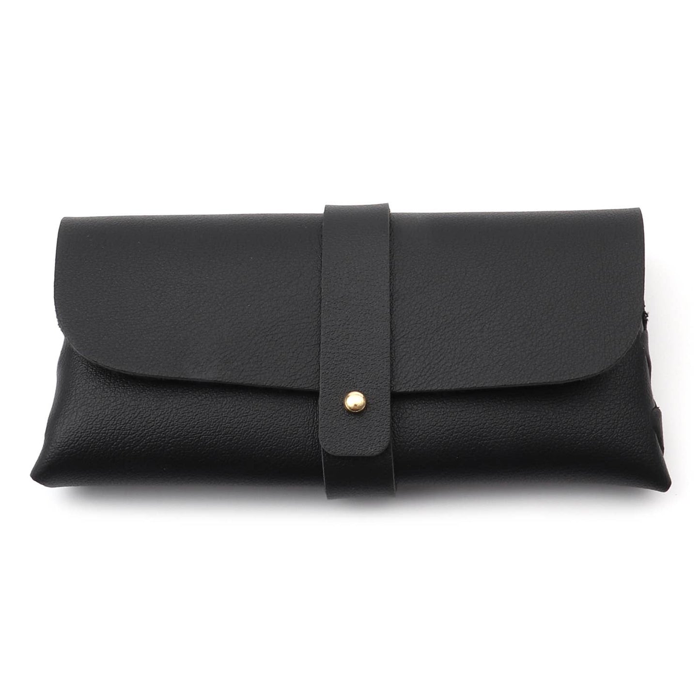 Soft Portable PU Leather Sunglasses Protective Case: White