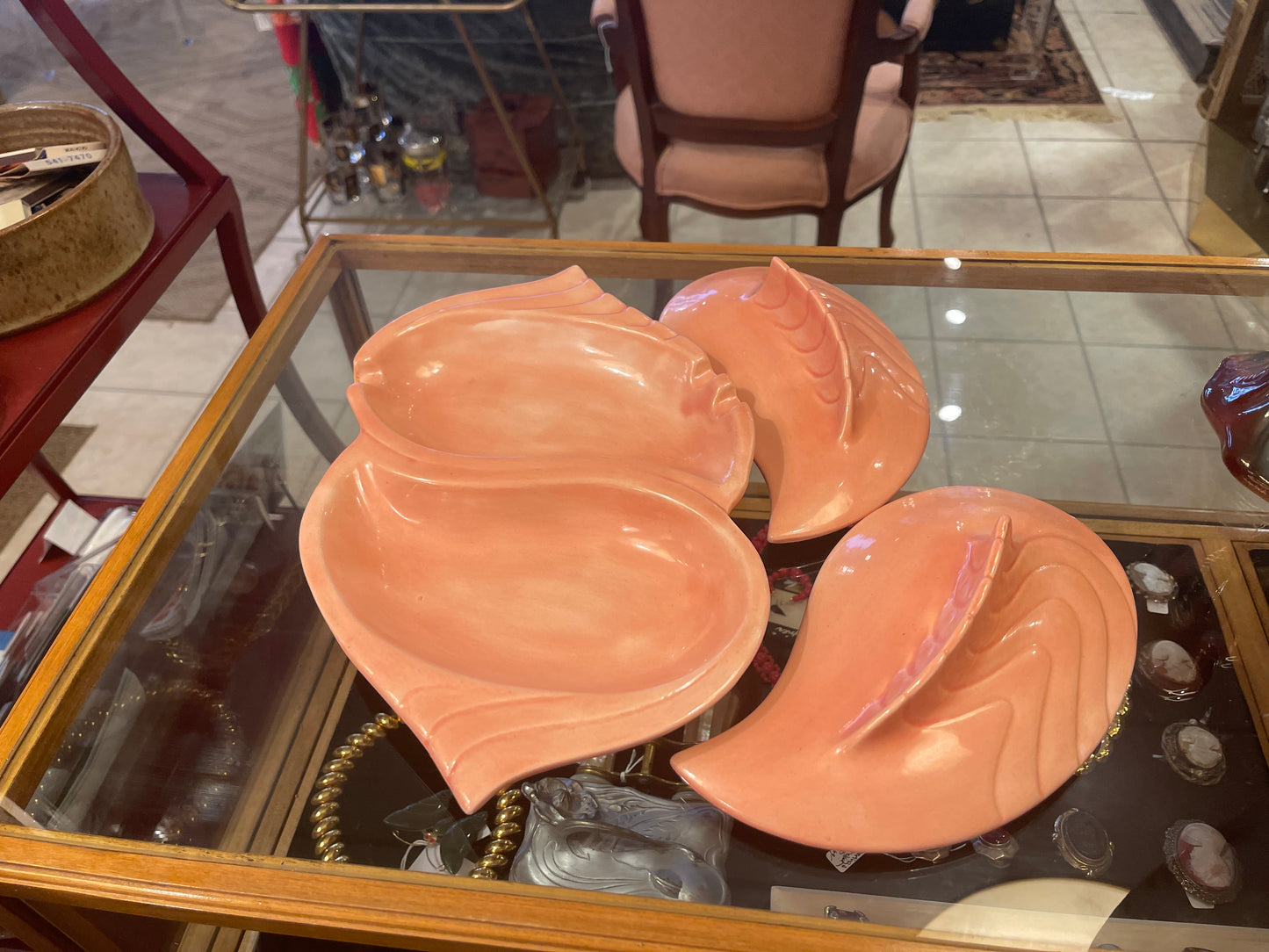 Fish split serving dish